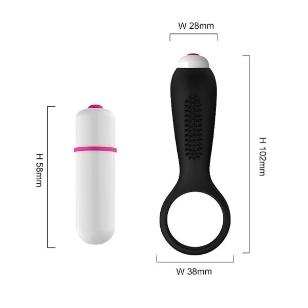 Anel Peniano com Vibrador - Duets - Ultra Macio - S-Hande - Image 2