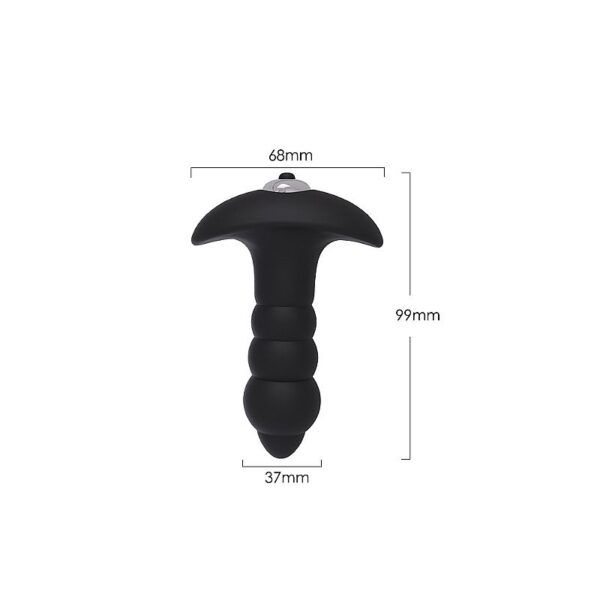 Plug Anal Com Vibro Em Silicone Macio - Bubble - S-Hande - Image 2
