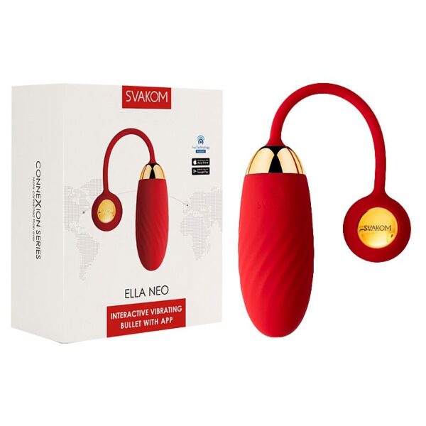 Vibrador Longa Distancia Vibrador para Casal - ELLA NEO - SVAKOM APP - Sex shop - Image 3