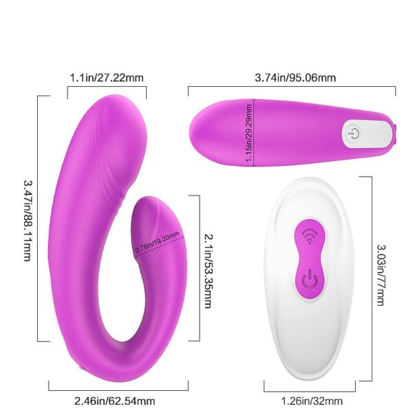 Vibrador de Casal - Heart Sweety-Rct - S-Hande - Sex shop - Image 5