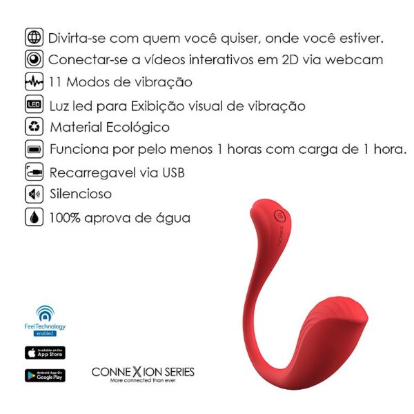 Vibrador para Casal Longa Distancia Bullet - PHOENIX NEO - SVAKOM APP - Sex shop - Image 8