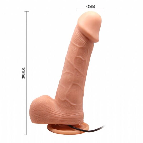 Protese Realistico Rotativa Com Vibrador Potente - Barbara Ken - Image 2