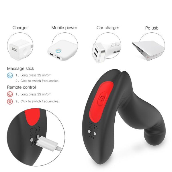 Estimulador de Próstata Plug Anal - Jiggle-RCT - S-hande - Sex shop - Image 6
