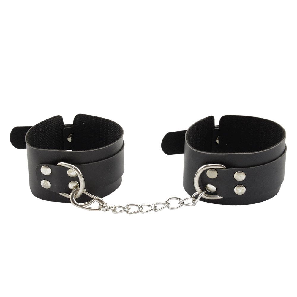 Tornozeleira Moderna Em Couro Sintético Com Regulagem - Dominatrixxx