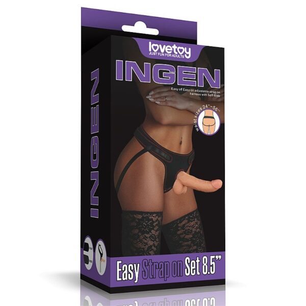 Cinta Peniana Dildo com Curva Ponto G - Ingen - Lovetoy - Image 8