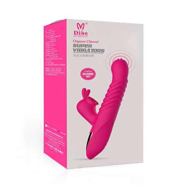 Vibrador Ponto G e Clitóris Sugador e Vai e Vem - Dibe Sex shop - Image 8