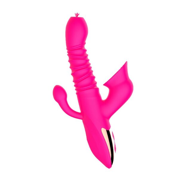 Vibrador Triplo Completo - Ponto G, Anal e Clitoris com Vai e Vem - Dibe Sex shop - Image 11