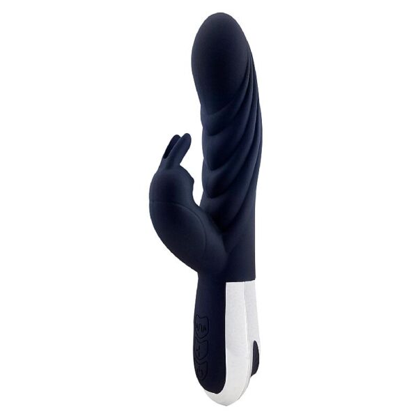Vibrador Ponto G e Clitóris Silicone Preto - Leason Sex shop - Image 2