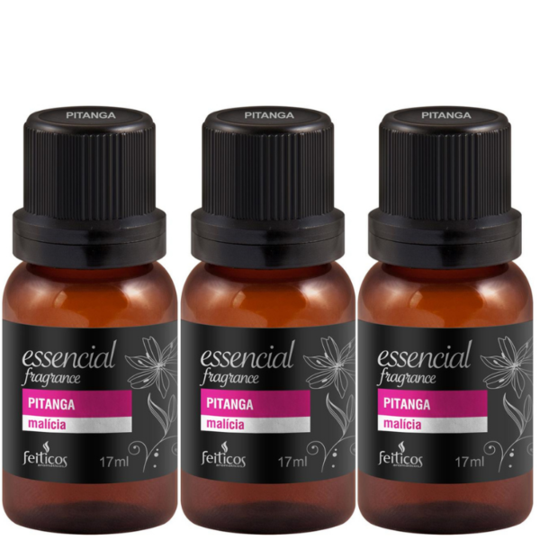 KIT 03 UNIDADES Essencial Fragance Encatadores 17ml PITANGA – Sex shop