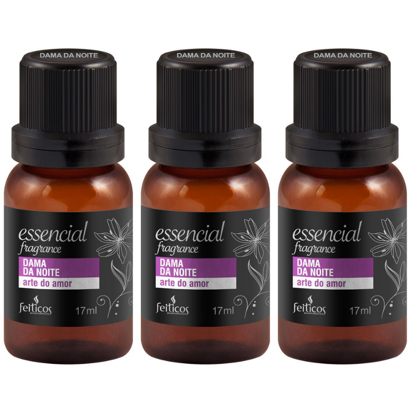 KIT 03 UNIDADES Essencial Fragance Encatadores 17ml DAMA DA NOITE – Sex shop
