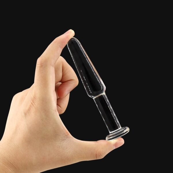 Plug Anal Transparente de Vidro para iniciantes - Sex shop - Image 5