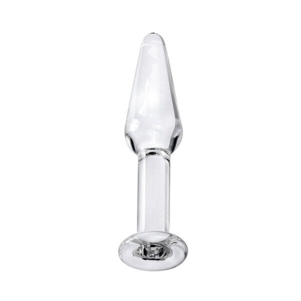 Plug Anal Transparente de Vidro para iniciantes - Sex shop - Image 3