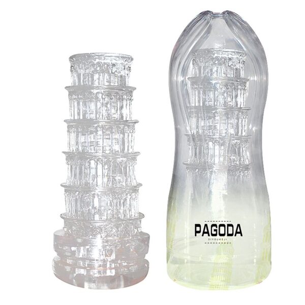 Masturbador Masculino Lanterna Em Cyberskin Translucido - Pagoda - Sexshop - Image 3