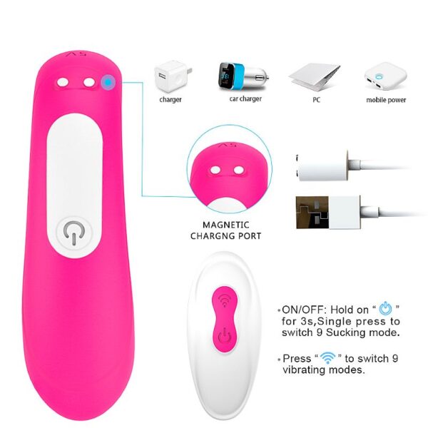 Massageador de Casal com Controle Recarregável - Mermaid RCT - S-Hande - Image 4