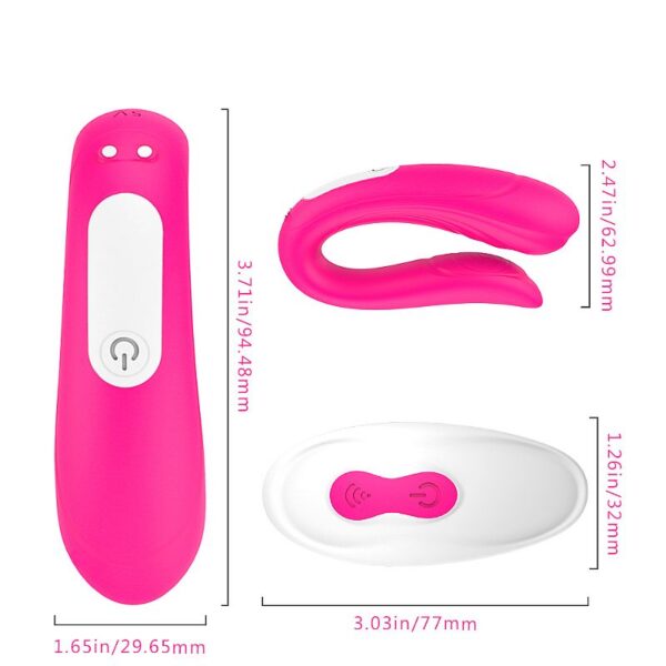Massageador de Casal com Controle Recarregável - Mermaid RCT - S-Hande - Image 8