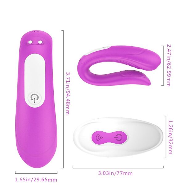 Massageador de Casal com Controle Recarregável - Mermaid RCT - S-Hande - Image 9