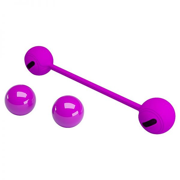 Bolas de Pompoarismo Aveludada Kegel Ball 3 - Pretty Love - Image 3