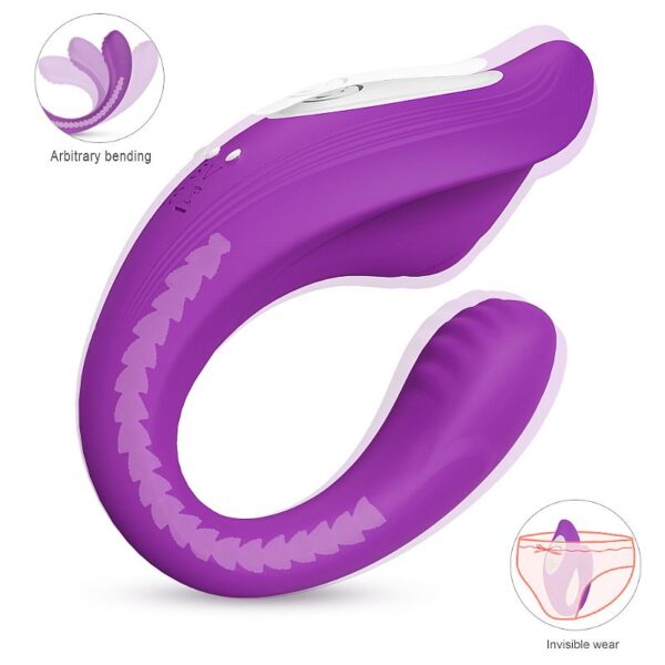 Vibrador Massageador de Casal Recarregável - Ribbon Pro - S - Hande - Sexshop - Image 6