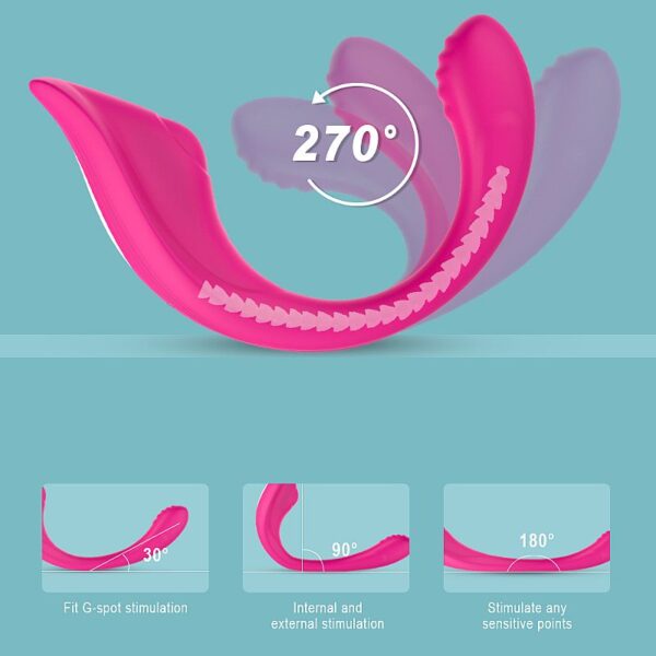 Vibrador Massageador de Casal Recarregável - Ribbon Pro - S - Hande - Sexshop - Image 3