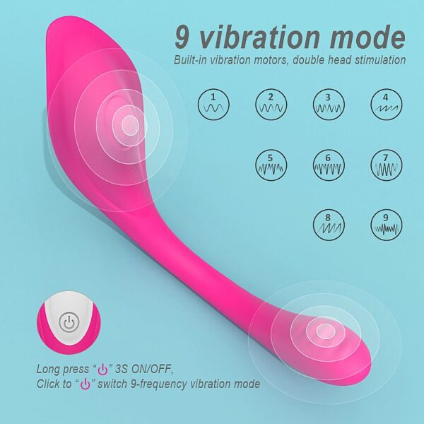 Vibrador Massageador de Casal Recarregável - Ribbon Pro - S - Hande - Sexshop - Image 4