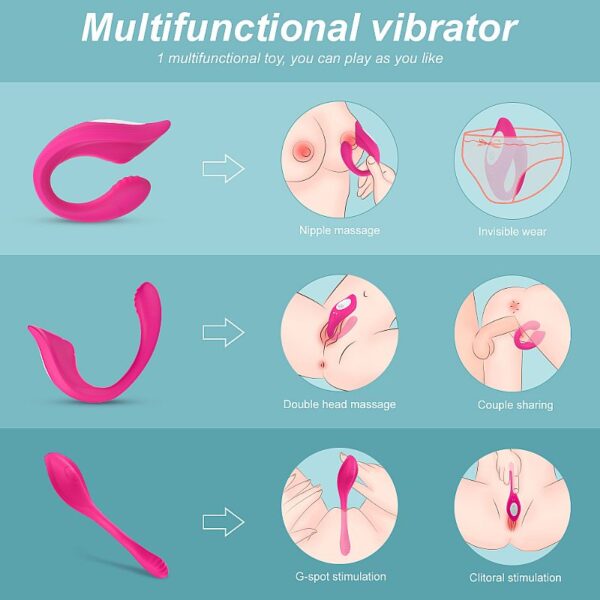 Vibrador Massageador de Casal Recarregável - Ribbon Pro - S - Hande - Sexshop - Image 2