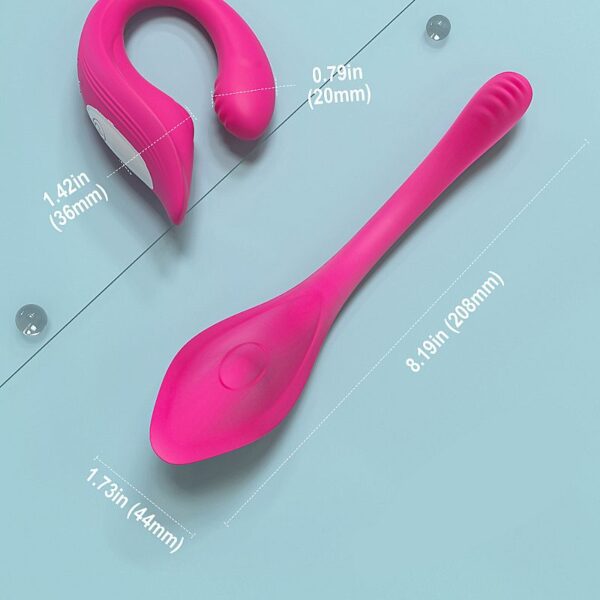 Vibrador Massageador de Casal Recarregável - Ribbon Pro - S - Hande - Sexshop - Image 5