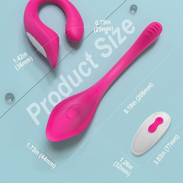 Vibrador Massageador de Casal Recarregável - Ribbon Pro com Controle - S - Hande - Image 4