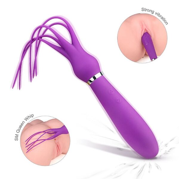 Vibrador Massageador Ponto G Com Pontas de Chibata - S-Hande -  Sexshop