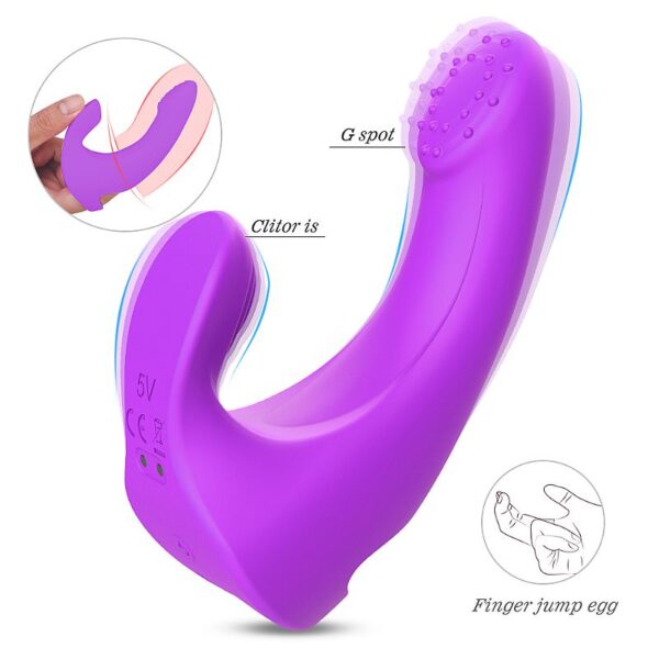 Vibrador Massageador de Ponto G e Clitóris - Finger-Gun - S-hande - Sexshop