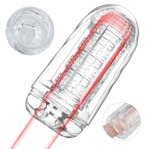 Masturbador Masculino Transparente - Space Capsule - S-Hande - Sexshop