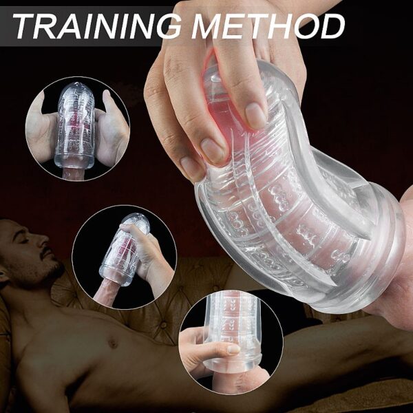 Masturbador Masculino Transparente - Space Capsule - S-Hande - Sexshop - Image 3