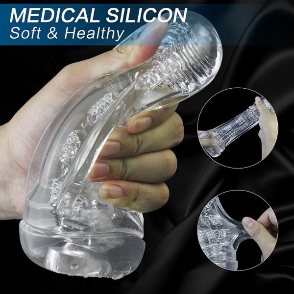 Masturbador Masculino Transparente - Space Capsule - S-Hande - Sexshop - Image 5