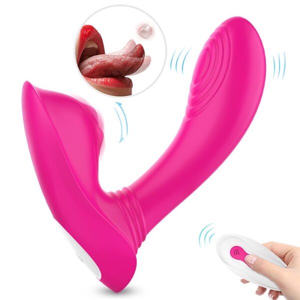 Massageador Ponto G e Clitóris Com Controle Remoto - Hound-RCT - S-Hande - Sexshop - Image 2