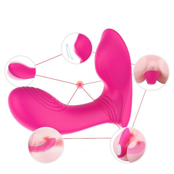 Massageador Ponto G e Clitóris Com Controle Remoto - Hound-RCT - S-Hande - Sexshop - Image 3