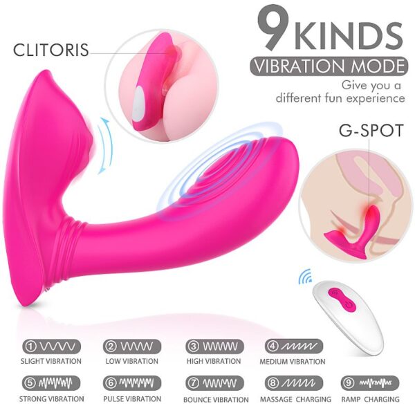 Massageador Ponto G e Clitóris Com Controle Remoto - Hound-RCT - S-Hande - Sexshop - Image 6