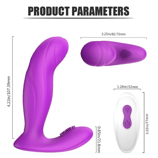 Massageador de Ponto G com Controle Remoto - Prog-RCT - S-Hande - Sexshop - Image 9