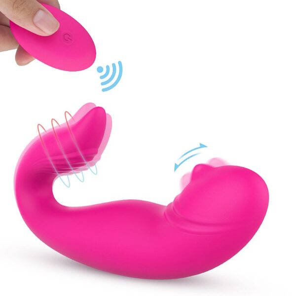 Vibrador Massageador Ponto G Com Controle - Manny-RCT - S-Hande -  Sexshop