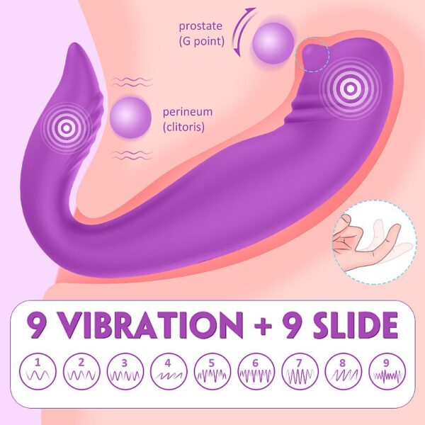 Vibrador Massageador Ponto G Com Controle - Manny-RCT - S-Hande -  Sexshop - Image 8