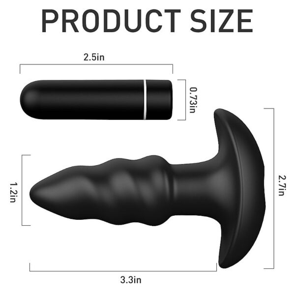 Plug Anal Com Vibro Recarregável - LOVEARROW - S-Hande - Sexshop - Image 8