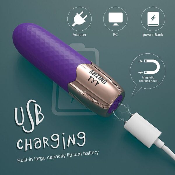 Vibrador Cápsula Vibratória Recarregável - Candice - S-Hande - Sexshop - Image 2