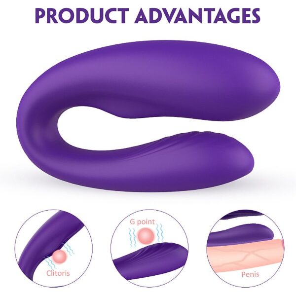 Vibrador Massageador de Casal - Recarregável - Viviana - S - Hande - Sexshop - Image 5