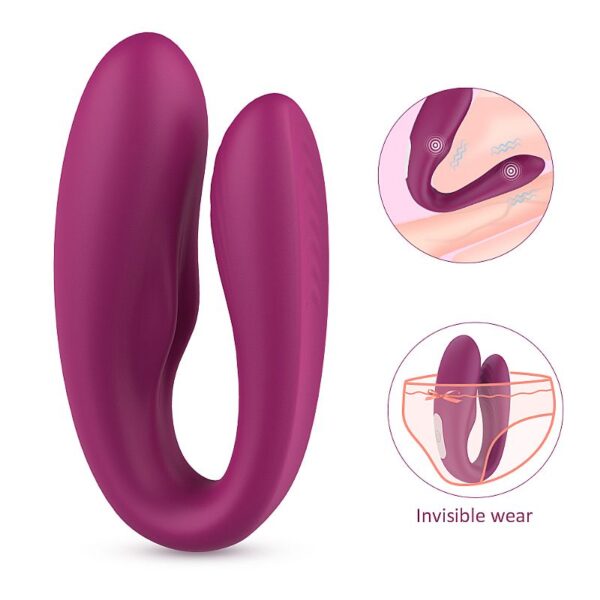 Vibrador Massageador de Casal - Recarregável - Viviana - S - Hande - Sexshop - Image 9