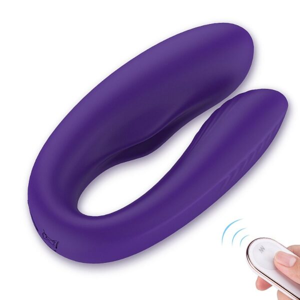 Vibrador Massageador de Casal Com Controle Recarregável - Viviana-RCT - S - Hande - Sexshop - Image 2