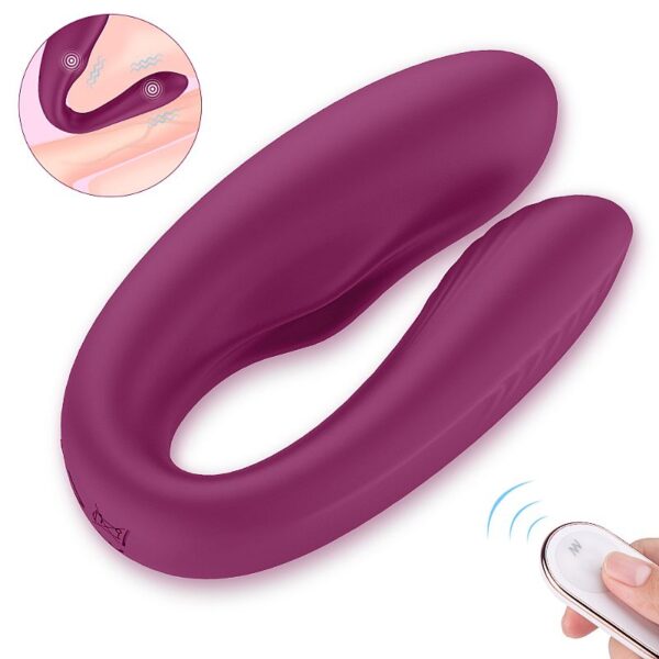 Vibrador Massageador de Casal Com Controle Recarregável - Viviana-RCT - S - Hande - Sexshop - Image 7