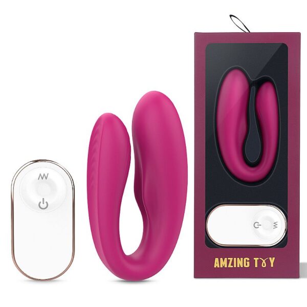 Vibrador Massageador de Casal Com Controle Recarregável - Viviana-RCT - S - Hande - Sexshop