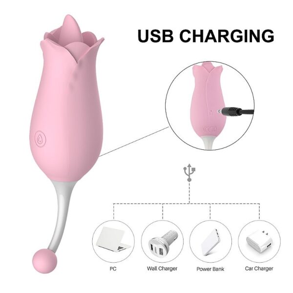 Vibrador Bullet em Formato de Flor - Dora - S-Hande - Sexshop - Image 4