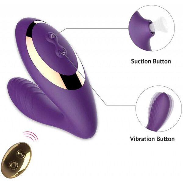 Vibrador Ponto G e Clitóris com 10 Modos de Pulsação - Carlota - S-hande - Sexshop - Image 3