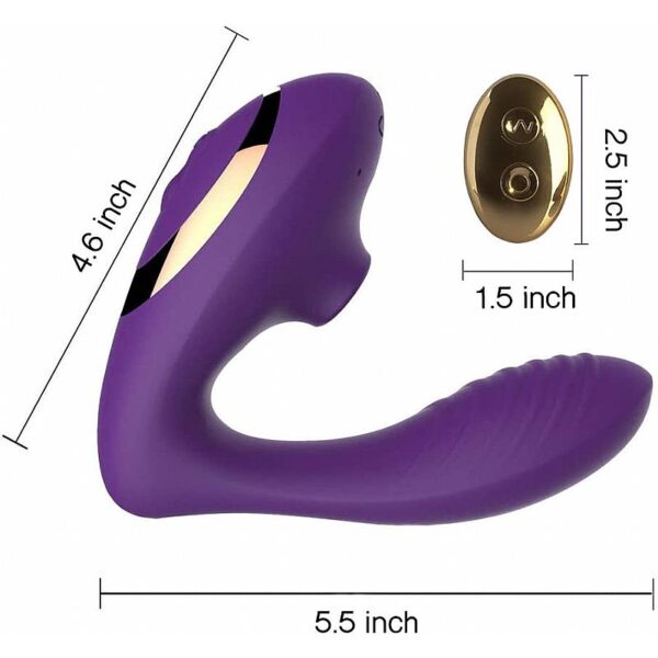 Vibrador Ponto G e Clitóris com 10 Modos de Pulsação - Carlota - S-hande - Sexshop - Image 7