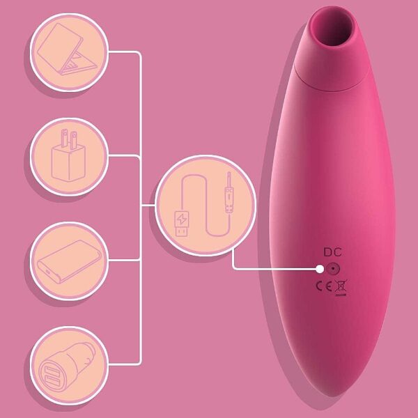 Vibrador Massageador de Clitóris com Pulsação - Recarregável - S-Hande - Sexshop - Image 4