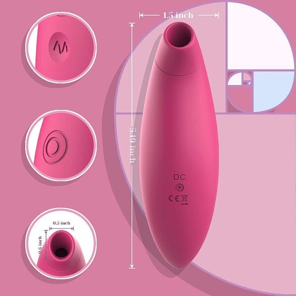 Vibrador Massageador de Clitóris com Pulsação - Recarregável - S-Hande - Sexshop - Image 7
